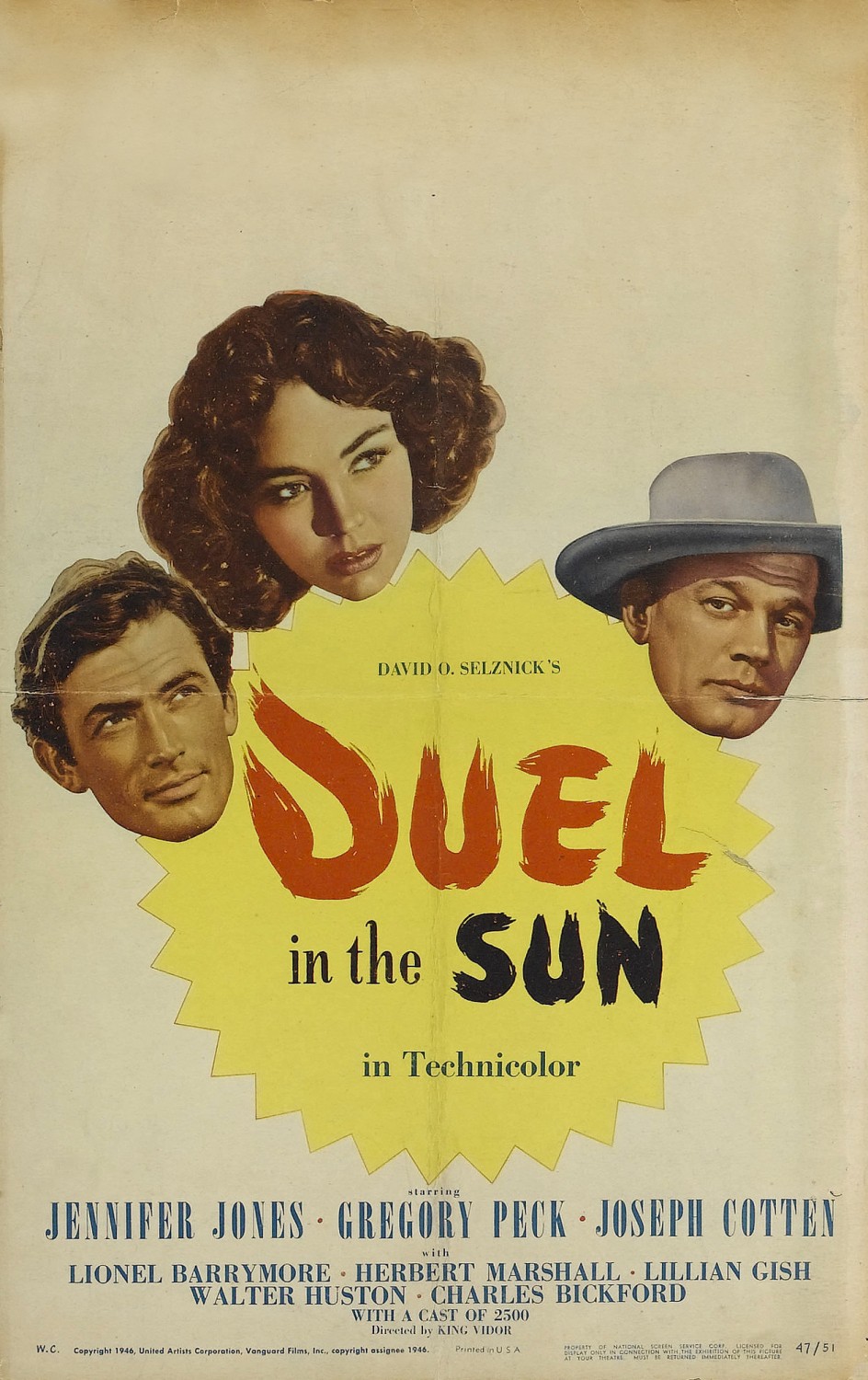 Extra Large Movie Poster Image for Duel in the Sun (#10 of 13)