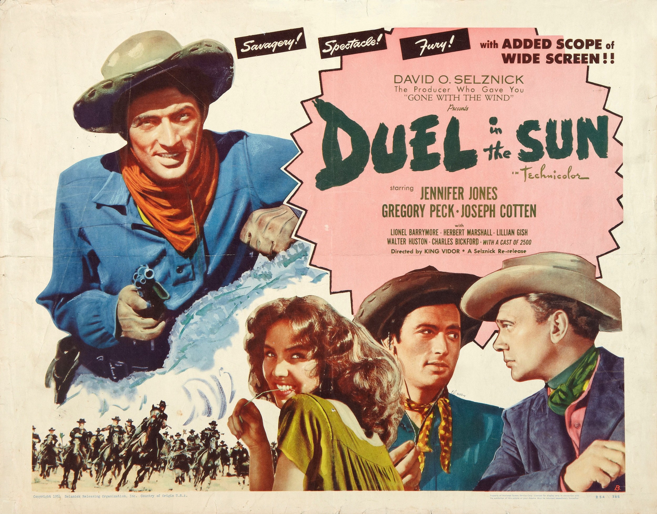 Mega Sized Movie Poster Image for Duel in the Sun (#3 of 13)