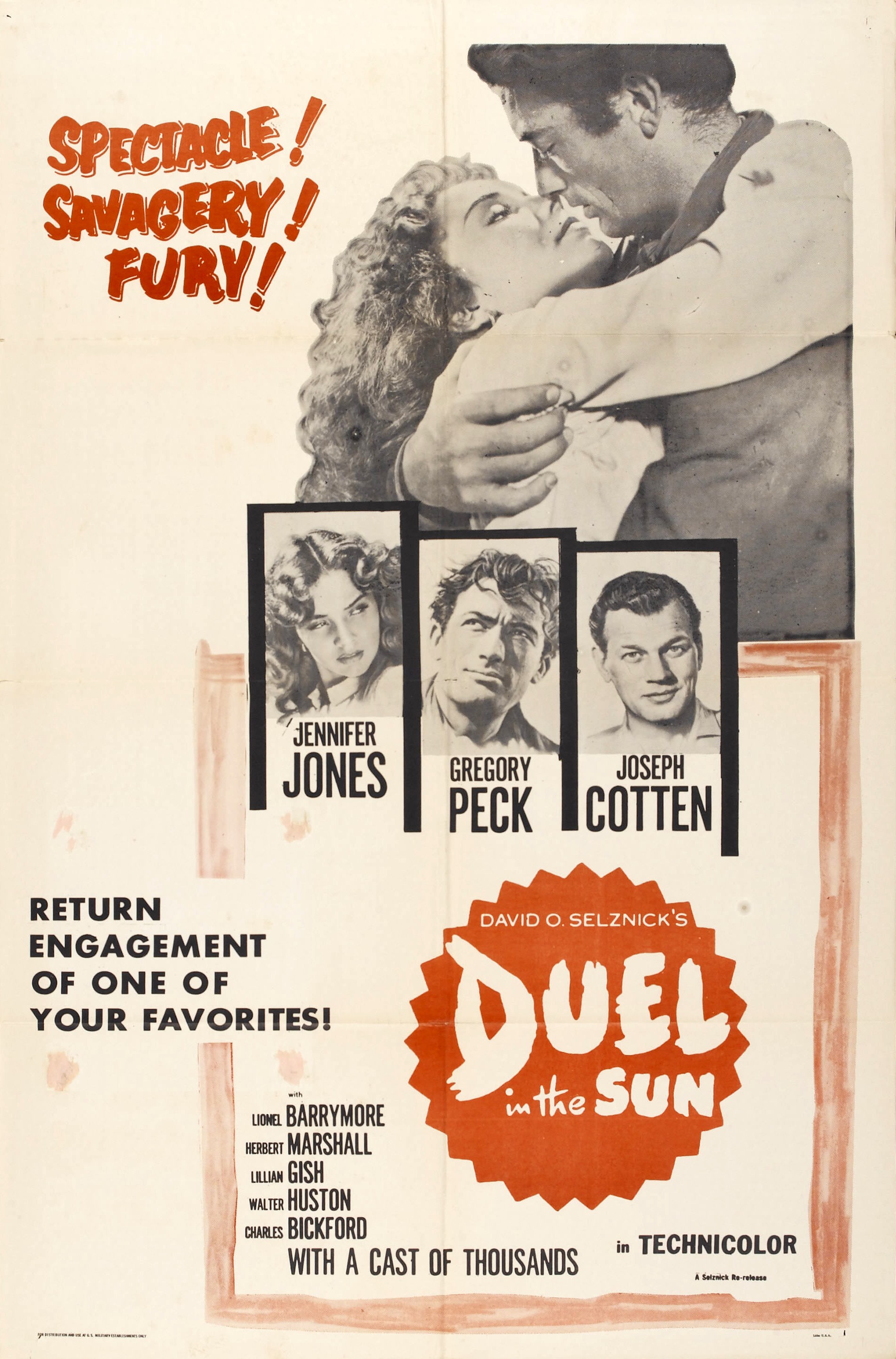 Mega Sized Movie Poster Image for Duel in the Sun (#9 of 13)