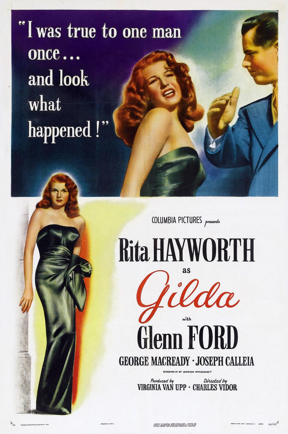 Extra Large Movie Poster Image for Gilda (#1 of 5)
