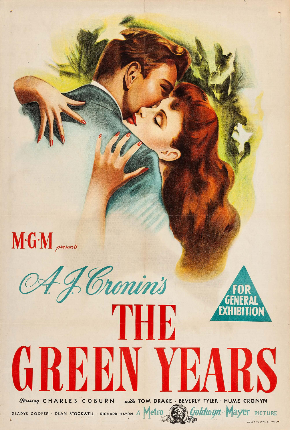 Extra Large Movie Poster Image for The Green Years 
