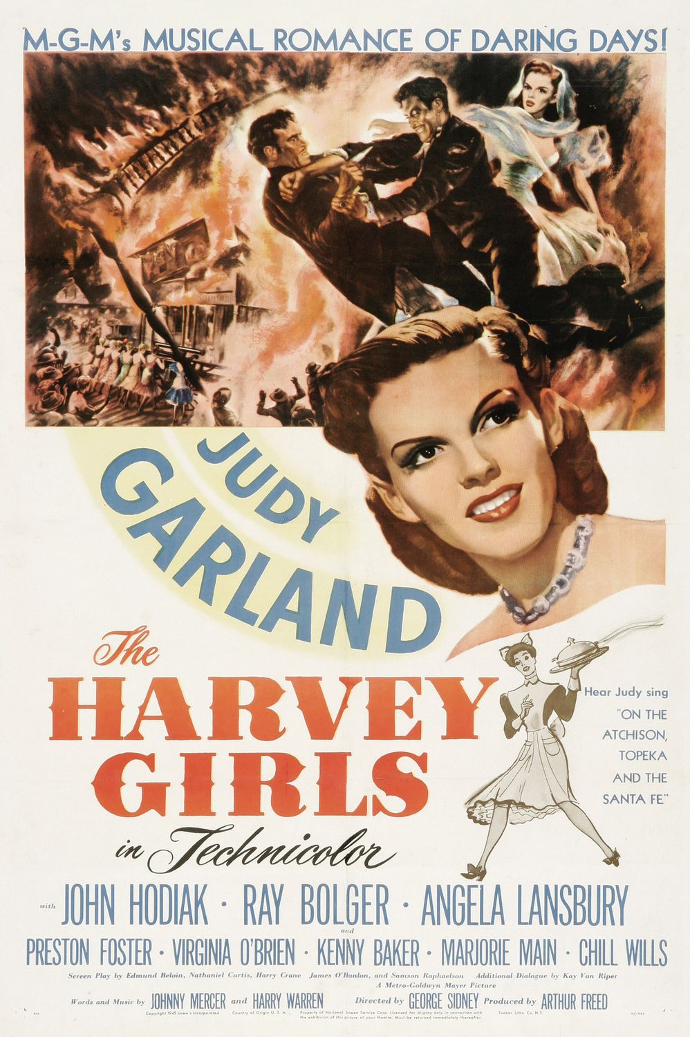 Extra Large Movie Poster Image for The Harvey Girls 