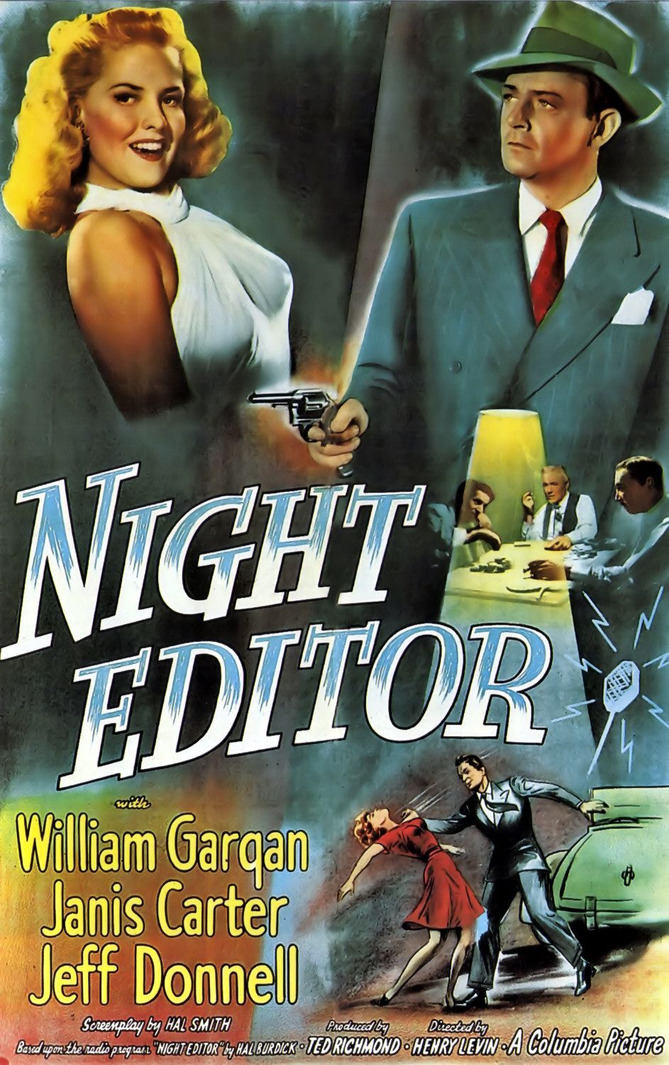 Extra Large Movie Poster Image for Night Editor 