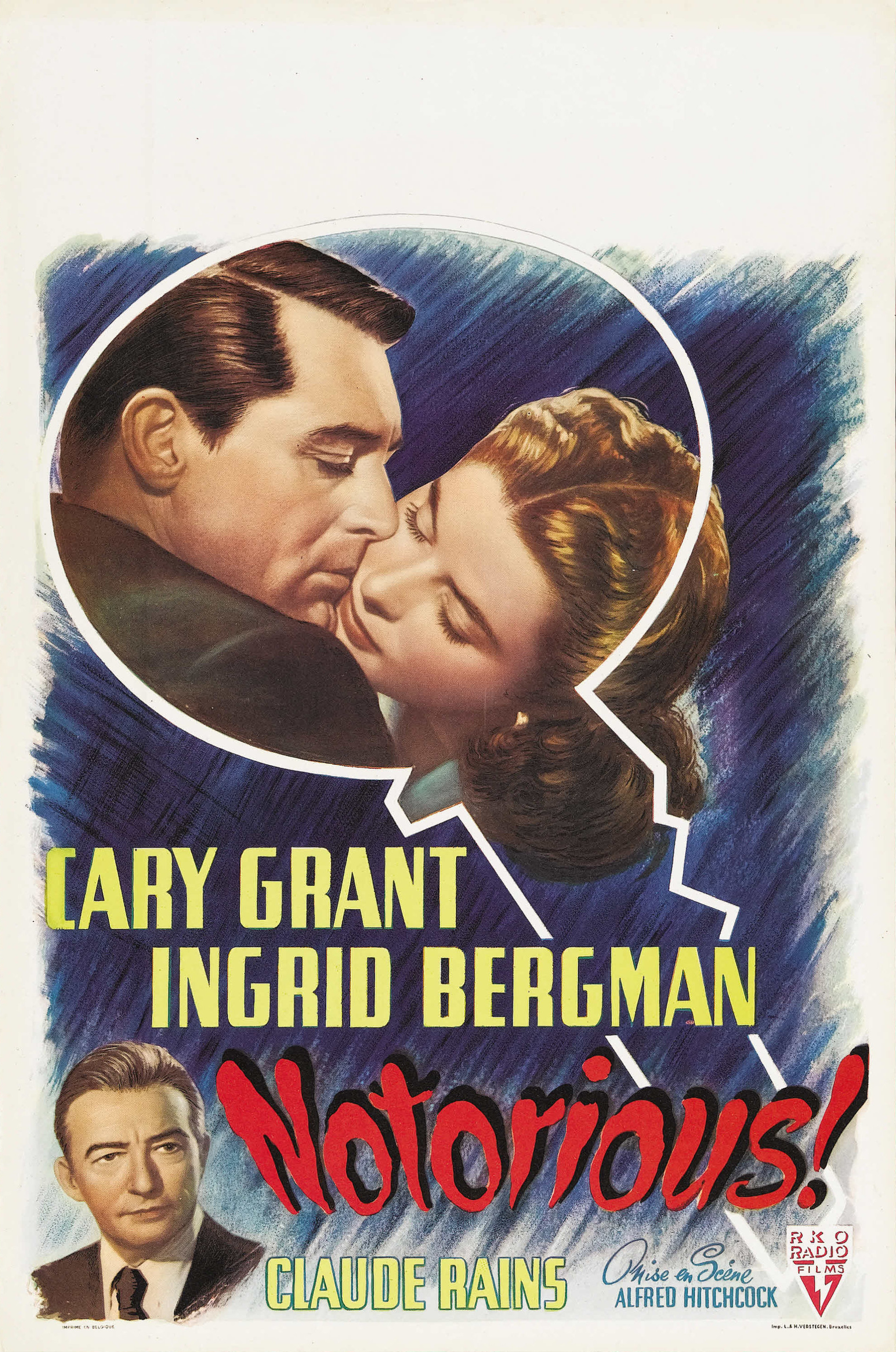 Mega Sized Movie Poster Image for Notorious (#3 of 7)