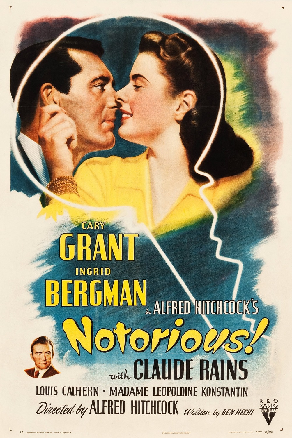 Extra Large Movie Poster Image for Notorious (#1 of 7)