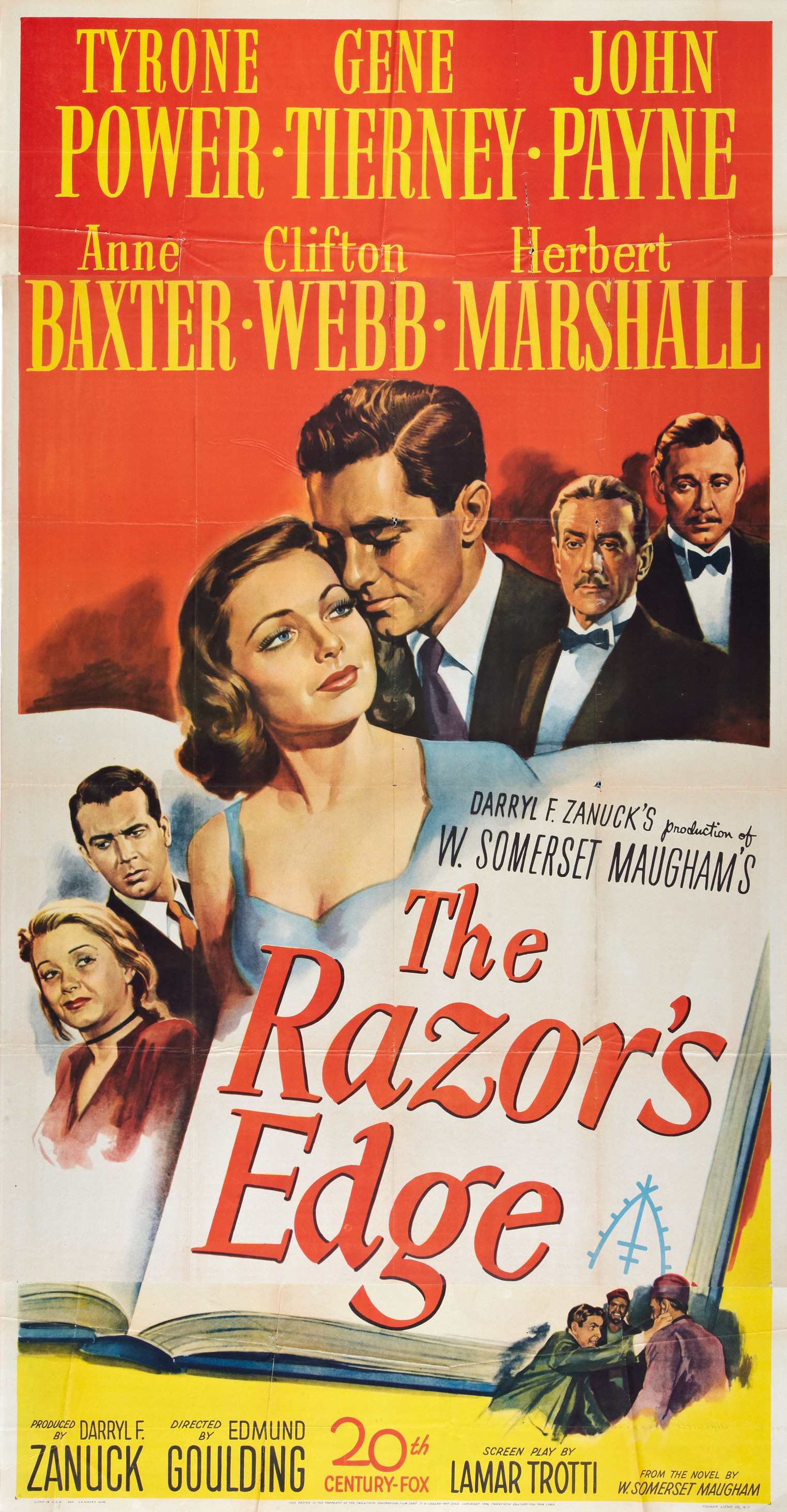 Mega Sized Movie Poster Image for The Razor's Edge (#4 of 5)