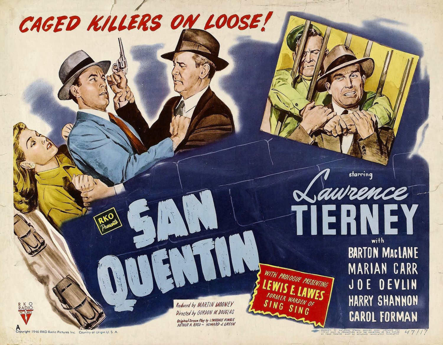 Extra Large Movie Poster Image for San Quentin (#2 of 3)