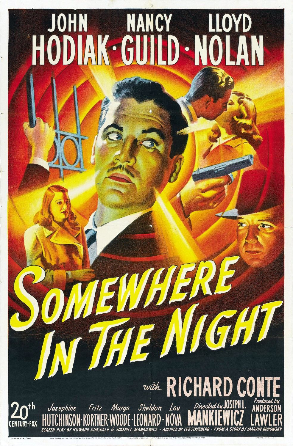Extra Large Movie Poster Image for Somewhere in the Night (#1 of 2)