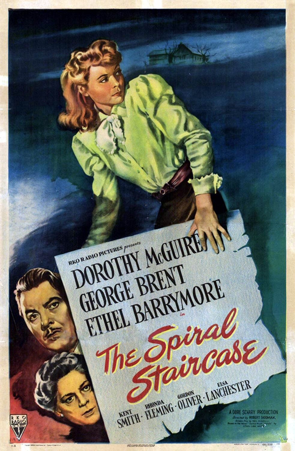 Extra Large Movie Poster Image for The Spiral Staircase (#1 of 2)