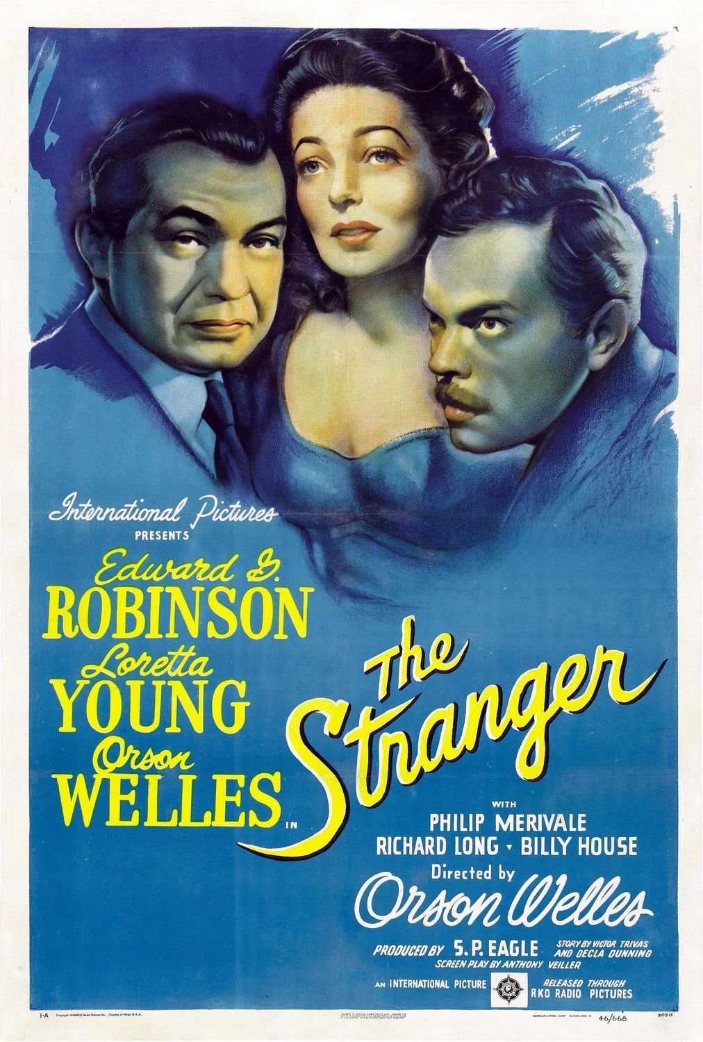 Extra Large Movie Poster Image for The Stranger (#1 of 2)