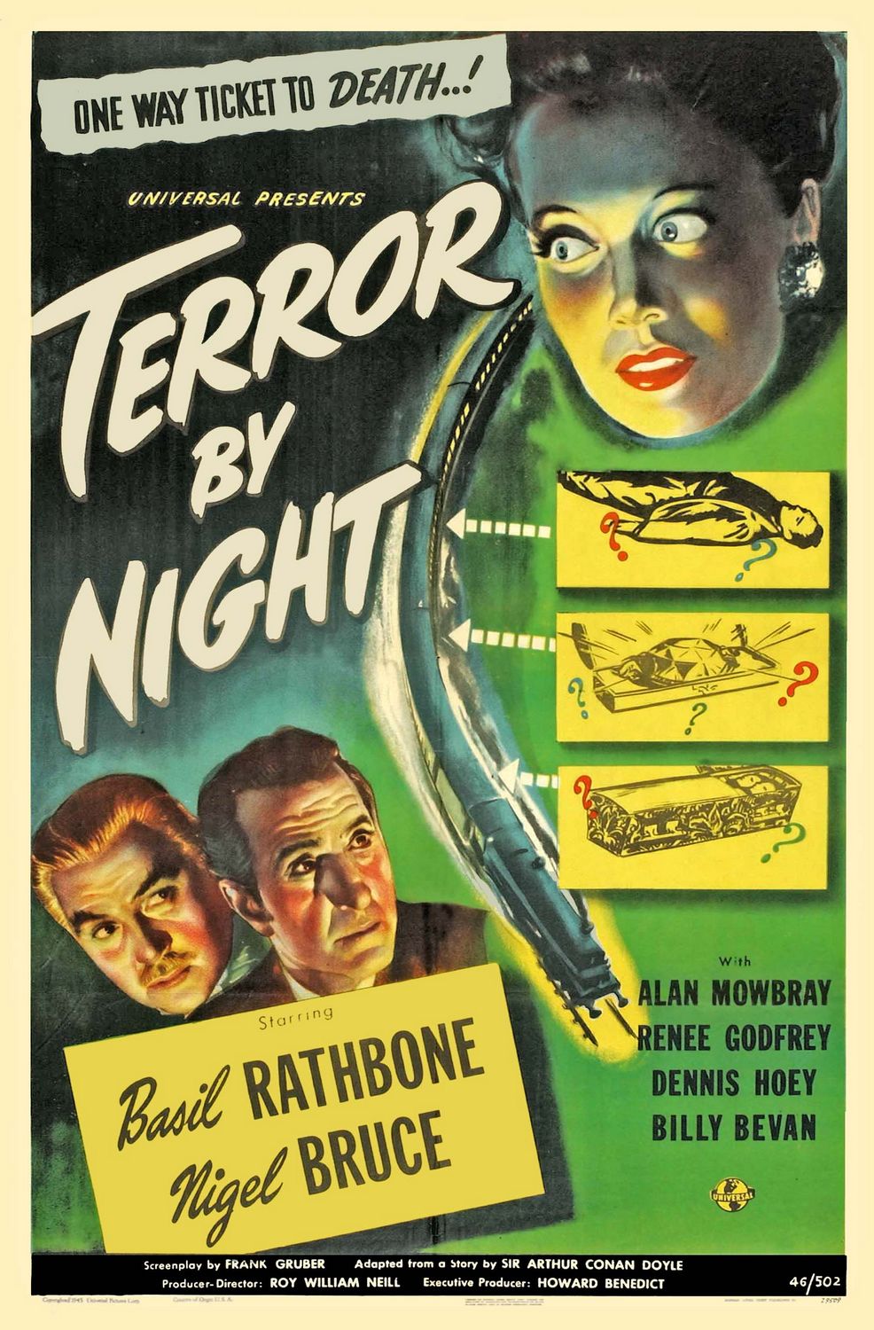 Extra Large Movie Poster Image for Terror by Night 