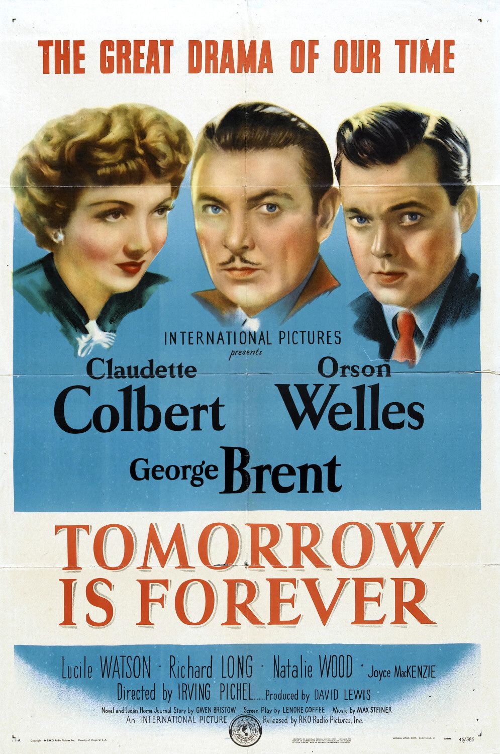 Extra Large Movie Poster Image for Tomorrow Is Forever 