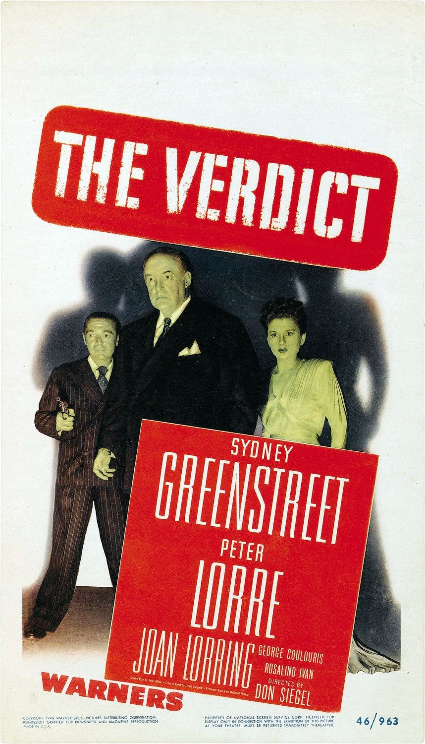 Extra Large Movie Poster Image for The Verdict 