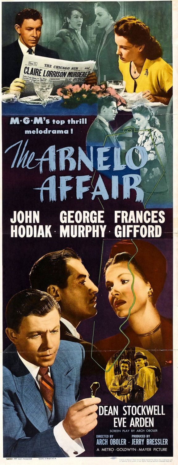 Extra Large Movie Poster Image for The Arnelo Affair 