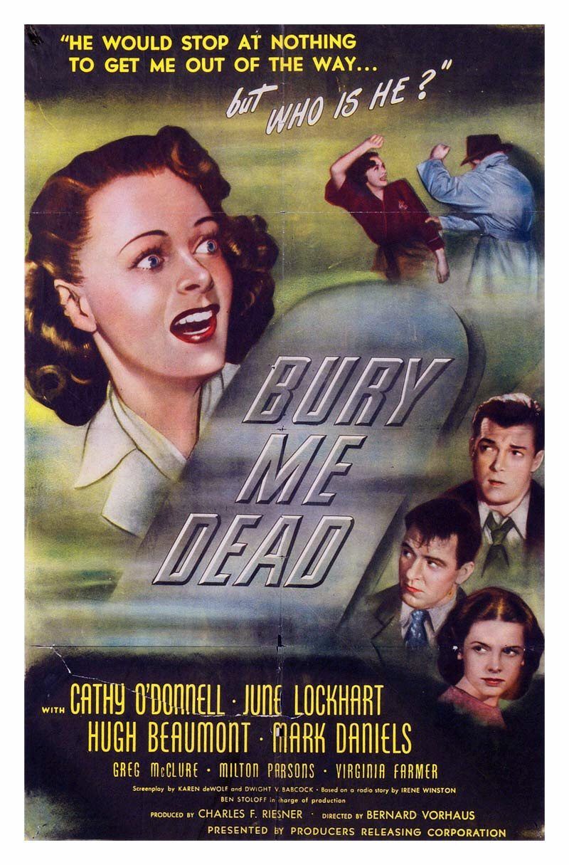 Extra Large Movie Poster Image for Bury Me Dead 