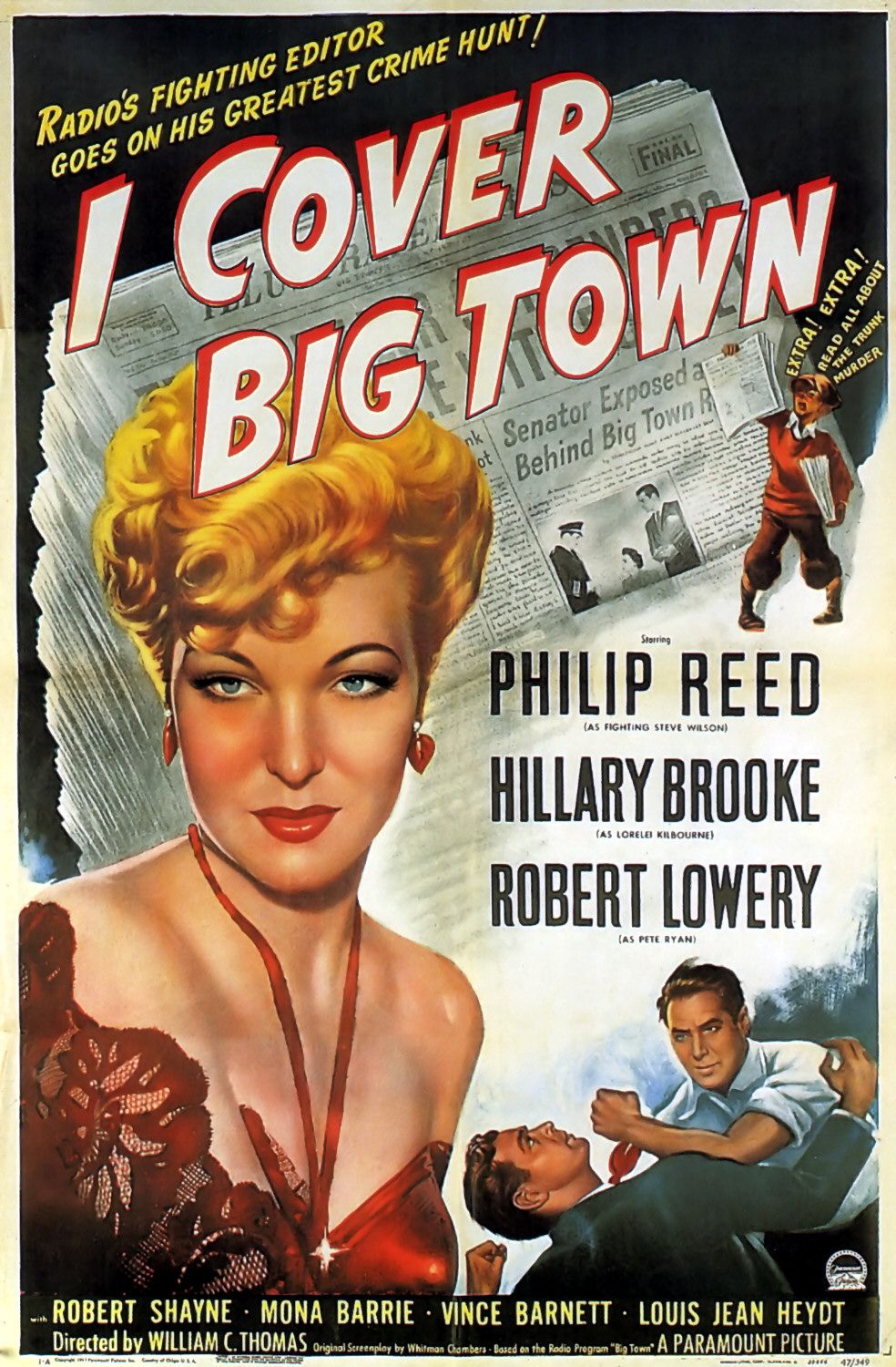 Extra Large Movie Poster Image for I Cover Big Town 