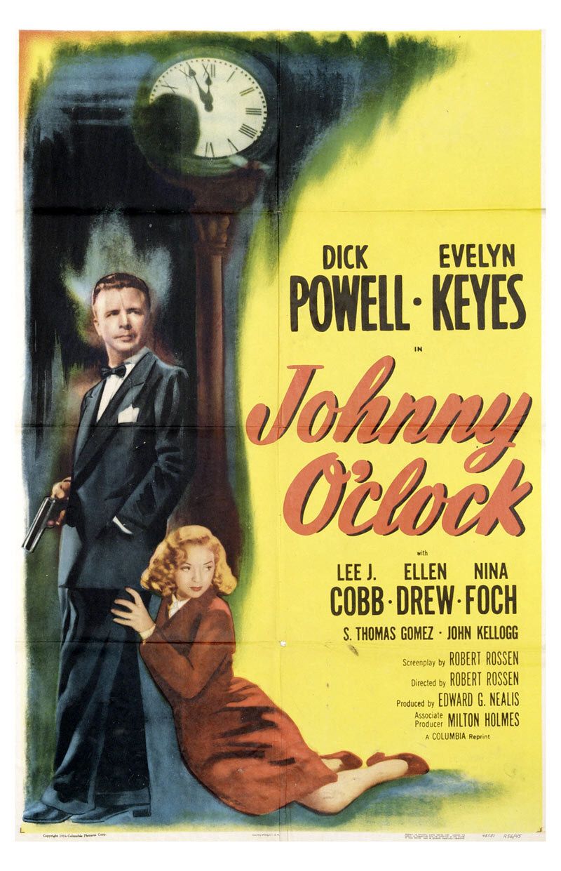 Extra Large Movie Poster Image for Johnny O'Clock (#1 of 3)