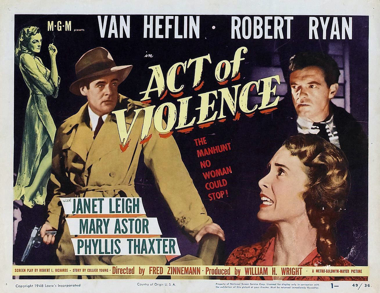 Extra Large Movie Poster Image for Act of Violence (#3 of 3)