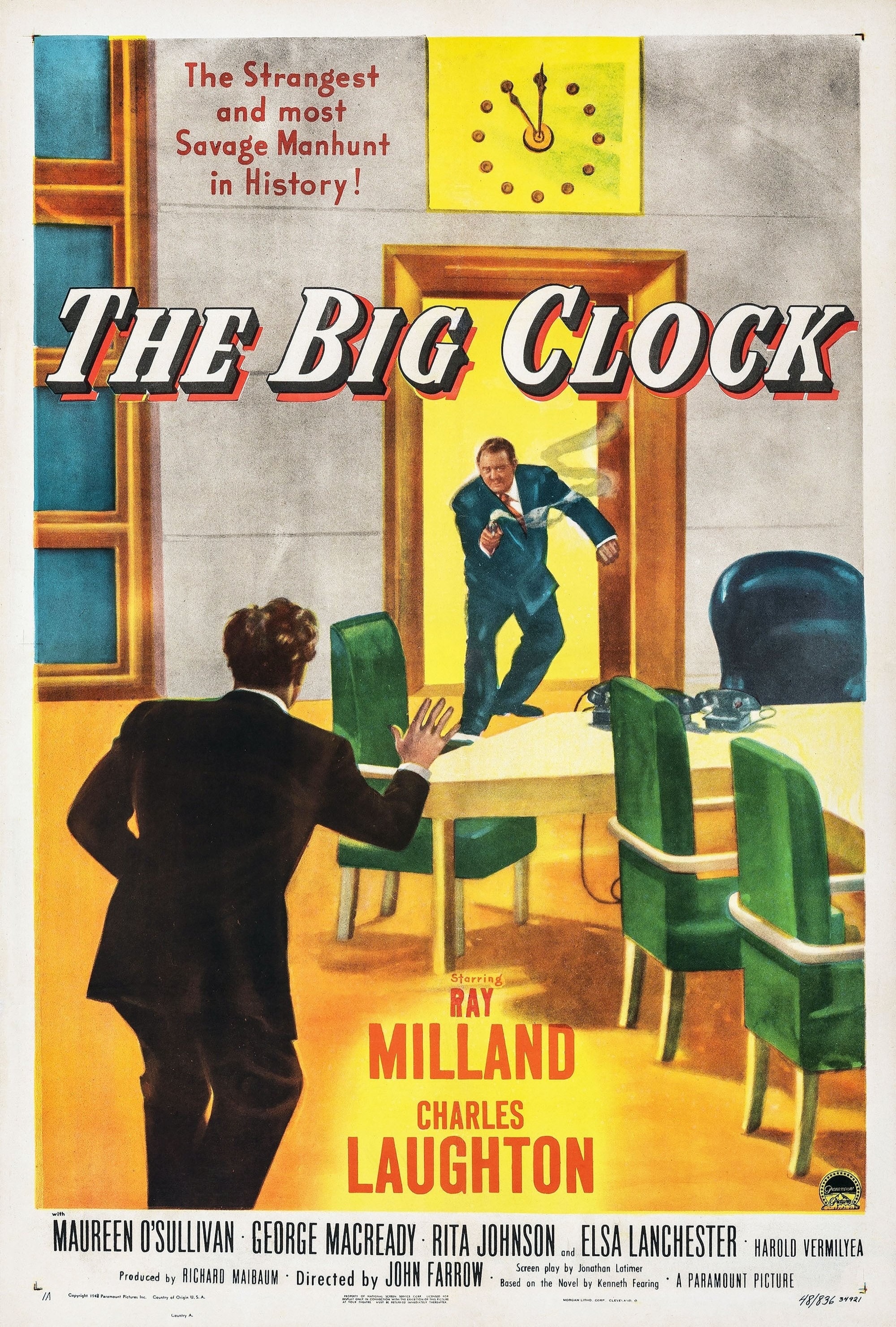 Mega Sized Movie Poster Image for The Big Clock (#1 of 7)