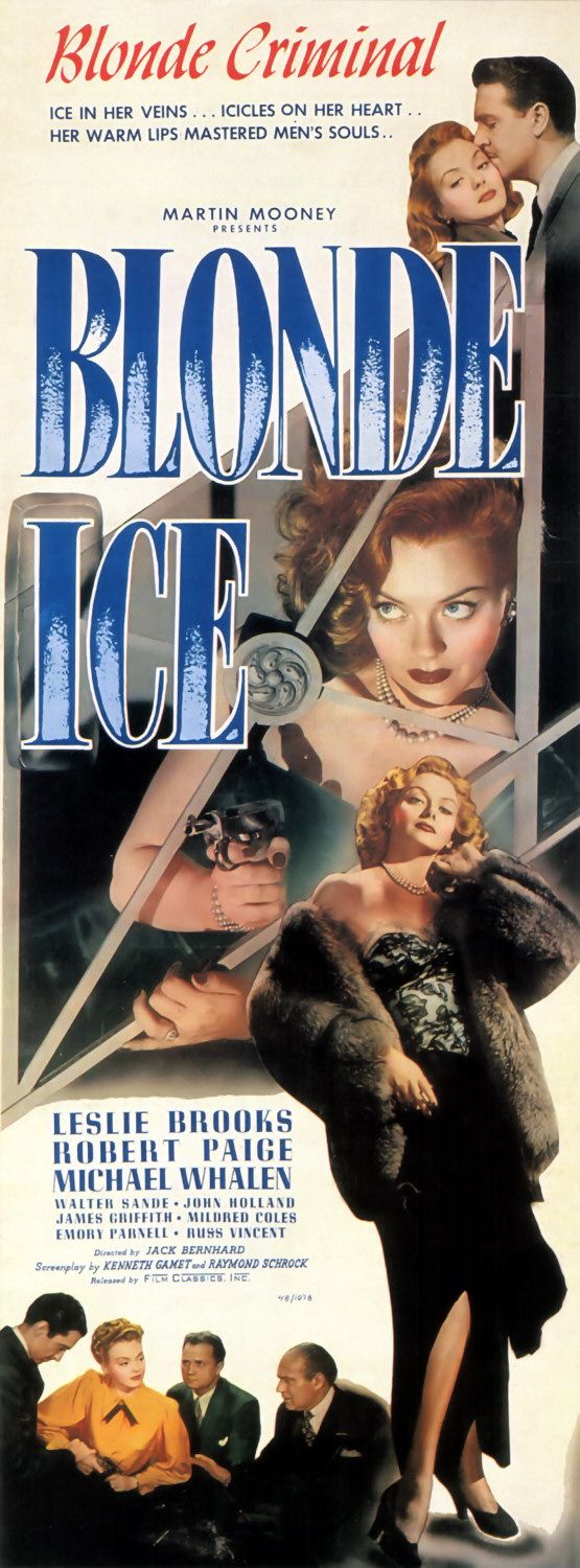 Extra Large Movie Poster Image for Blonde Ice (#2 of 2)