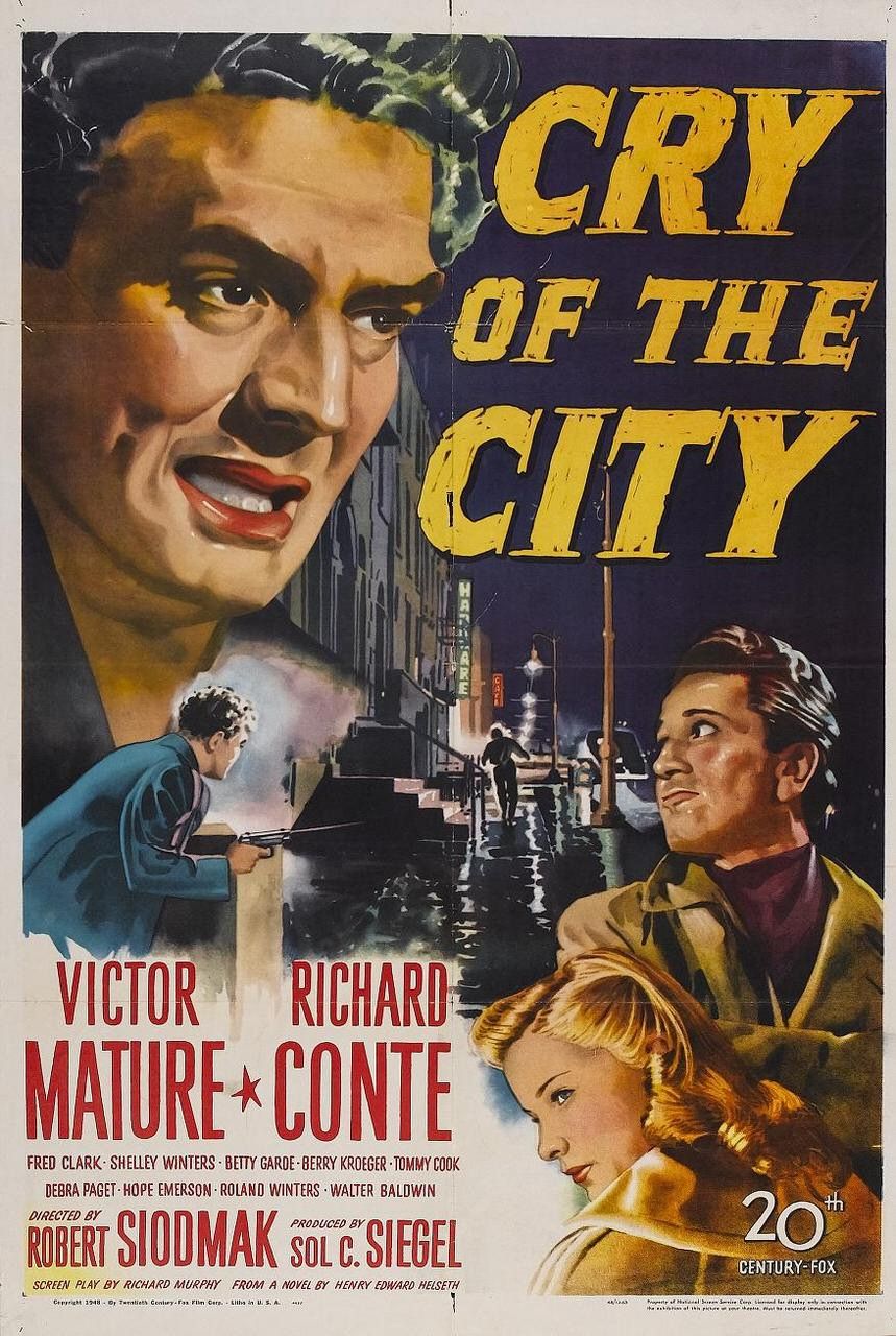 Extra Large Movie Poster Image for Cry of the City 