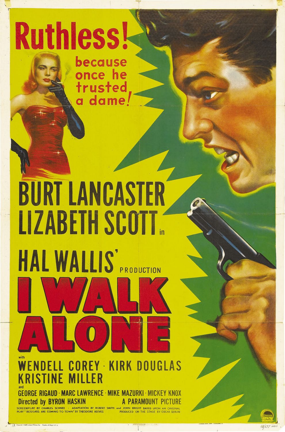 Extra Large Movie Poster Image for I Walk Alone (#1 of 3)