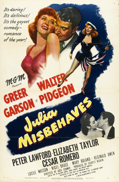 Julia Misbehaves Movie Poster