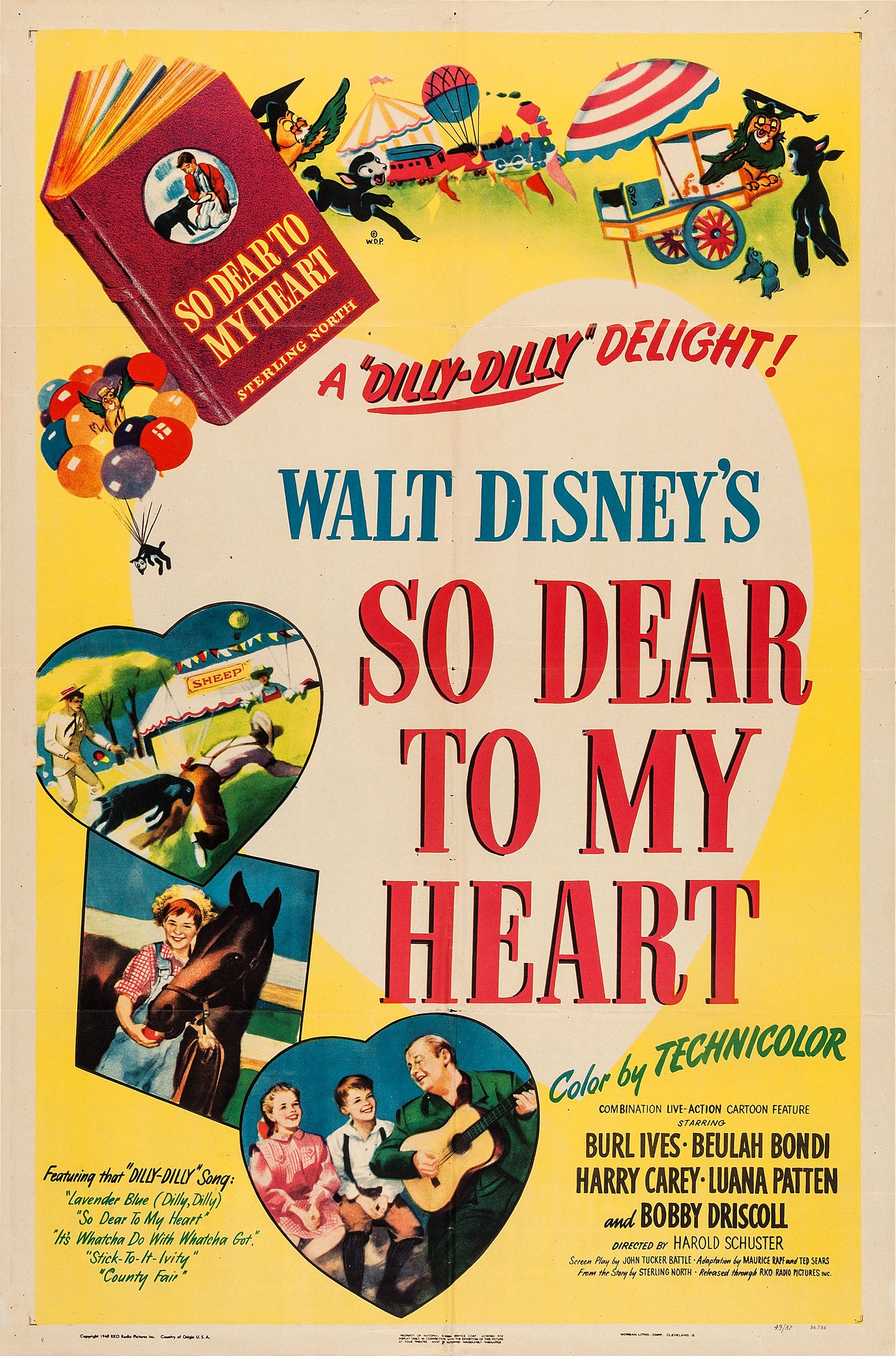 Mega Sized Movie Poster Image for So Dear to My Heart (#1 of 3)