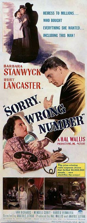 Sorry, Wrong Number Movie Poster