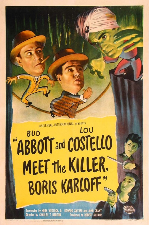 Abbott and Costello Meet the Killer, Boris Karloff Movie Poster
