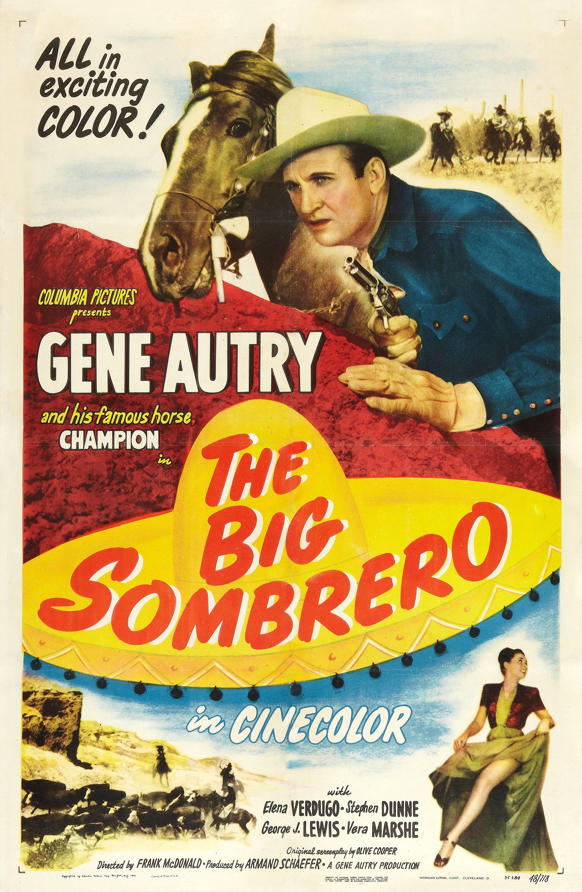 Mega Sized Movie Poster Image for The Big Sombrero 