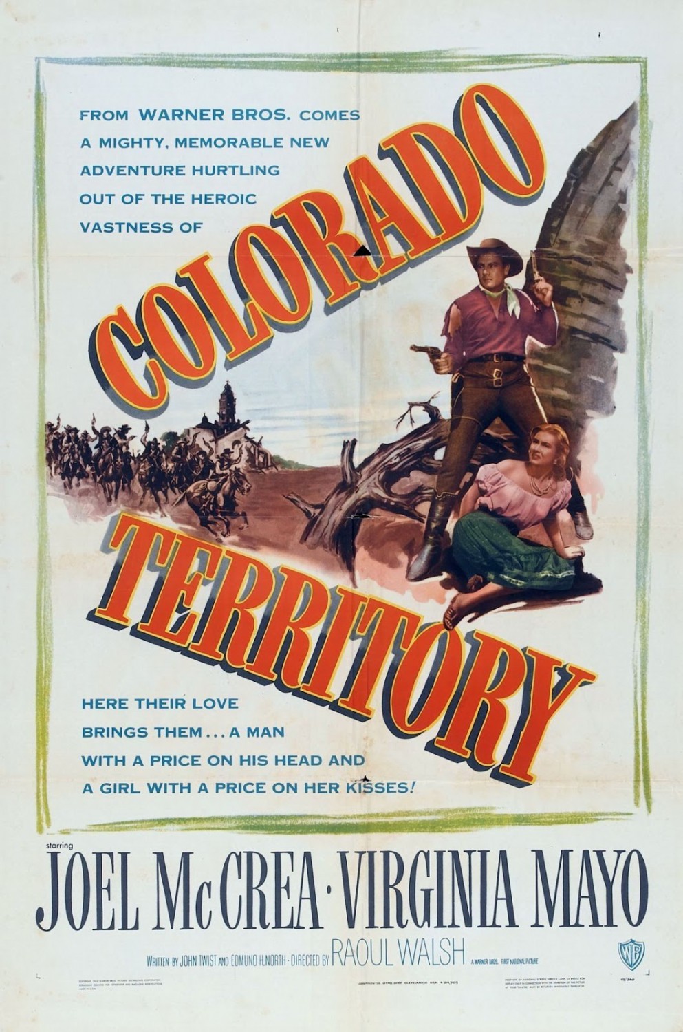 Extra Large Movie Poster Image for Colorado Territory (#1 of 2)