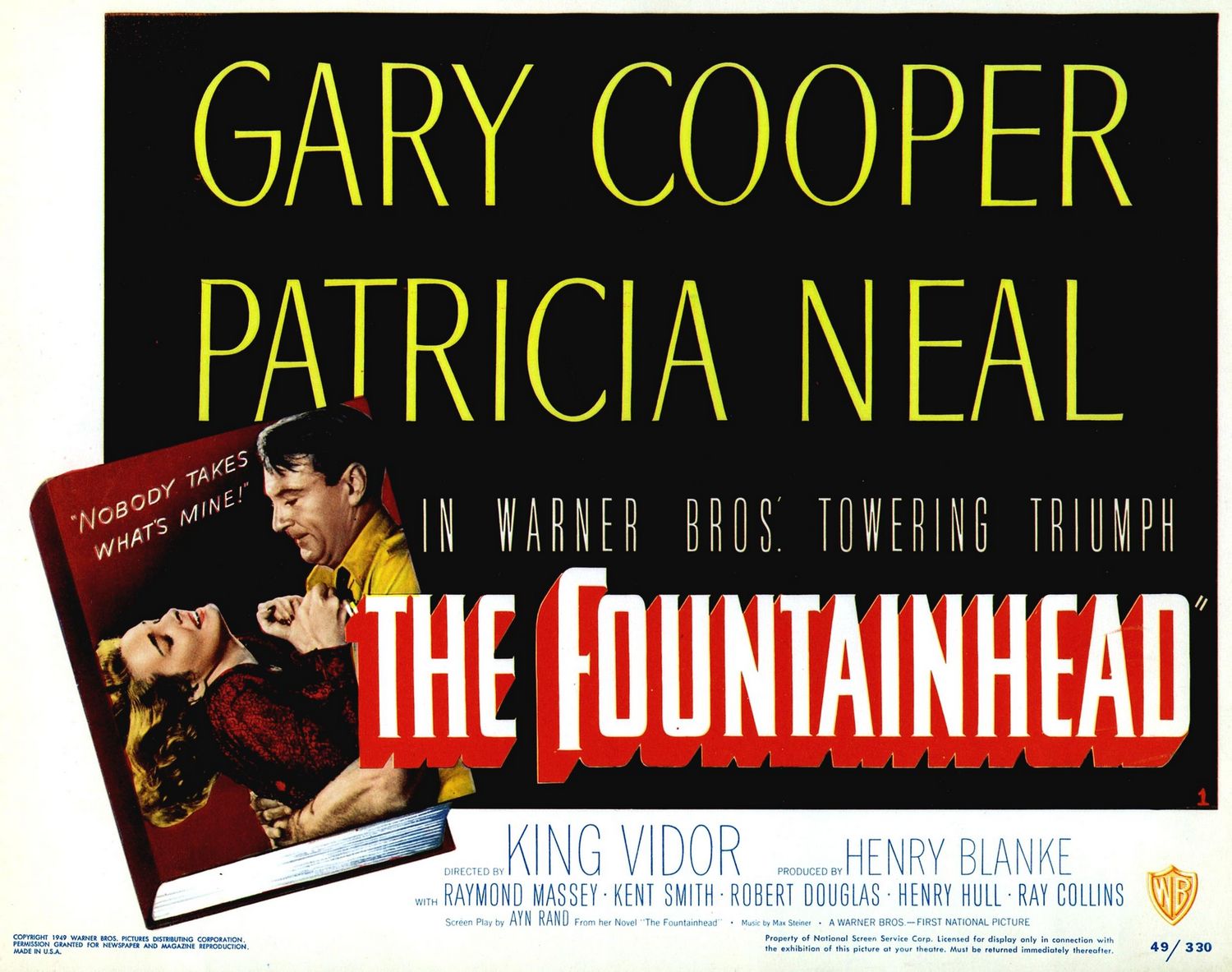Extra Large Movie Poster Image for The Fountainhead 