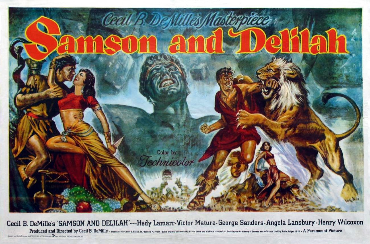 Extra Large Movie Poster Image for Samson and Delilah (#2 of 7)