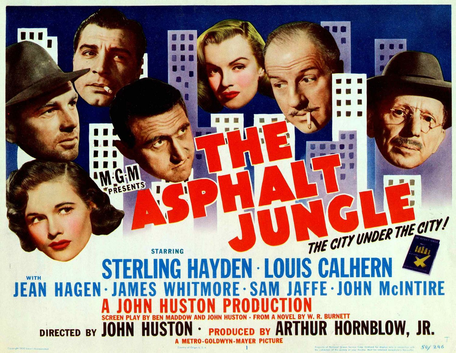 Extra Large Movie Poster Image for The Asphalt Jungle (#3 of 6)