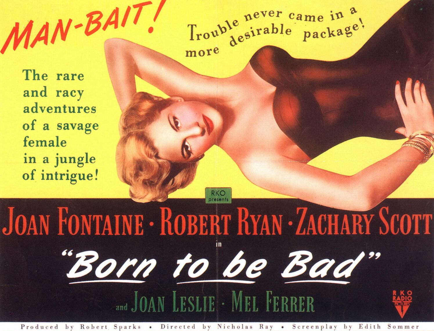 Extra Large Movie Poster Image for Born to Be Bad (#2 of 2)