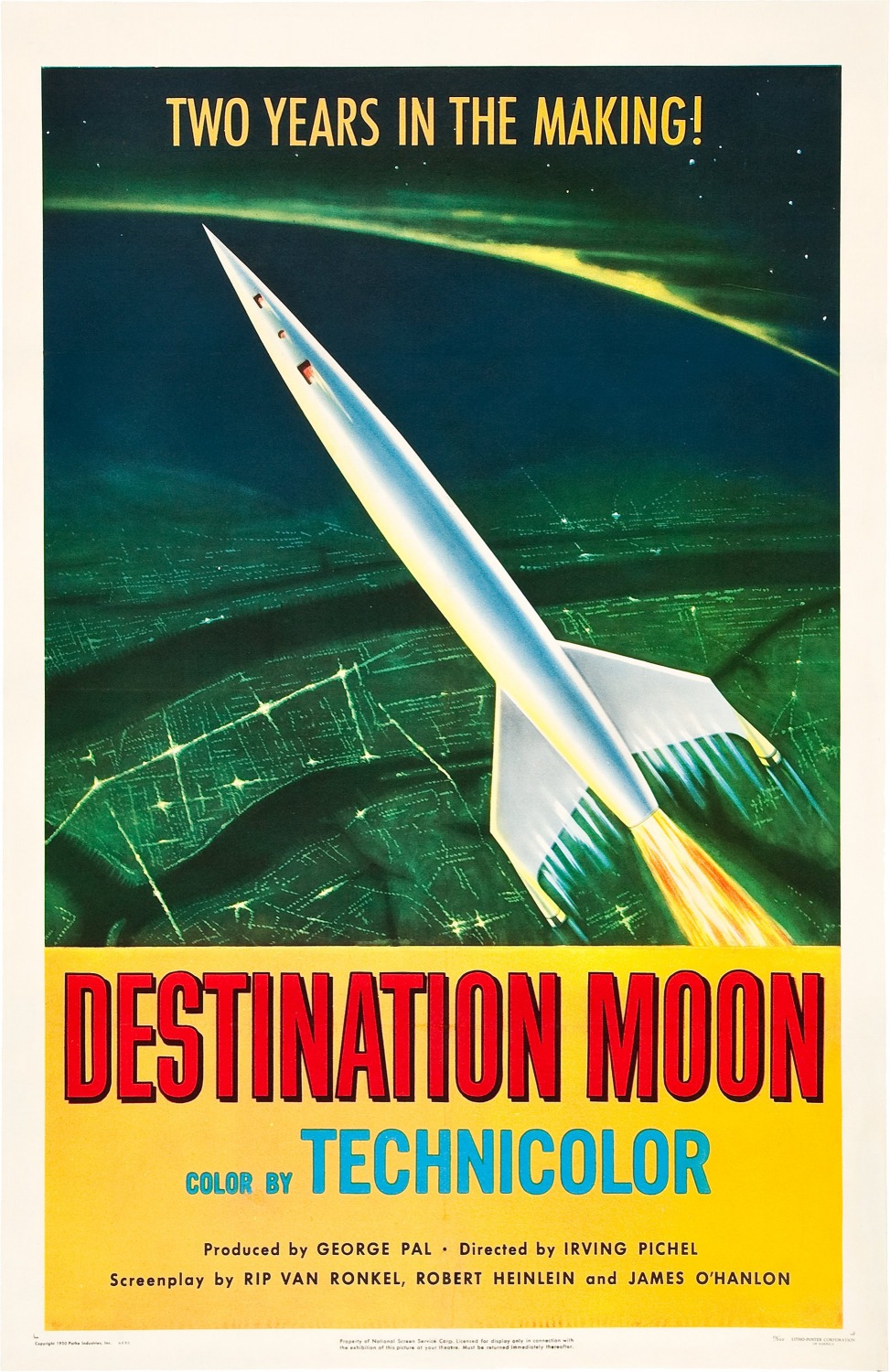 Extra Large Movie Poster Image for Destination Moon 