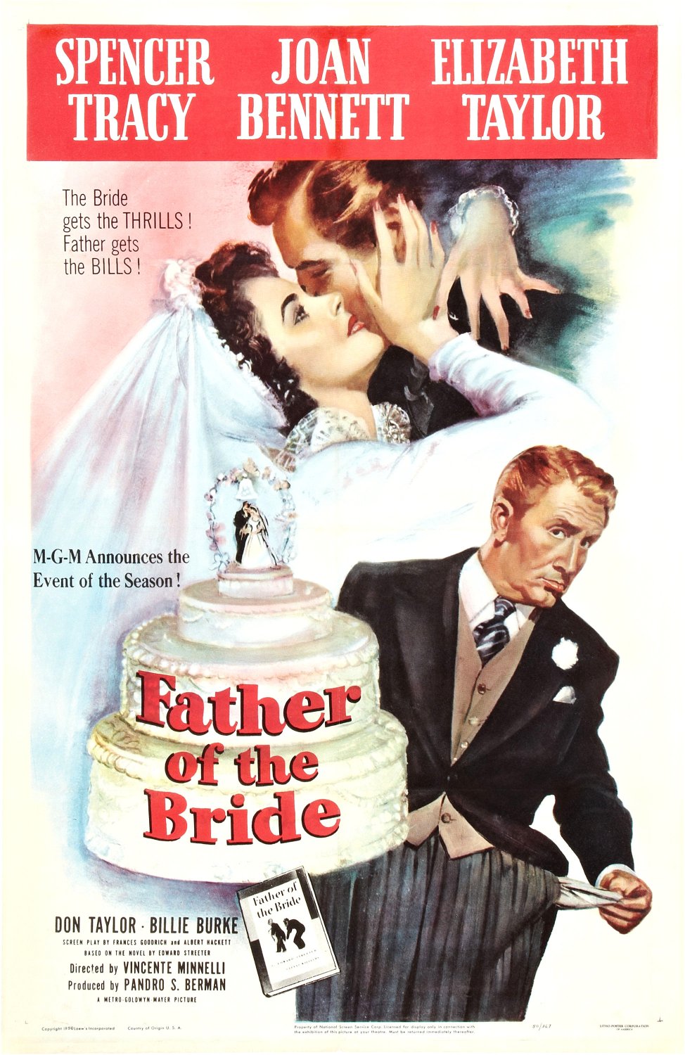 Extra Large Movie Poster Image for Father of the Bride 