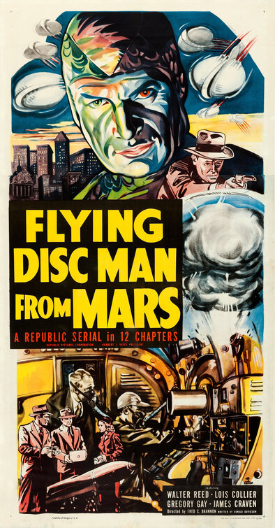 Flying Disc Man from Mars Movie Poster