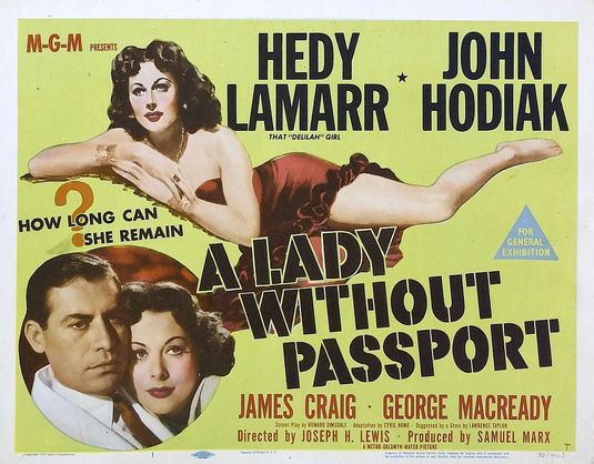 A Lady Without Passport Movie Poster