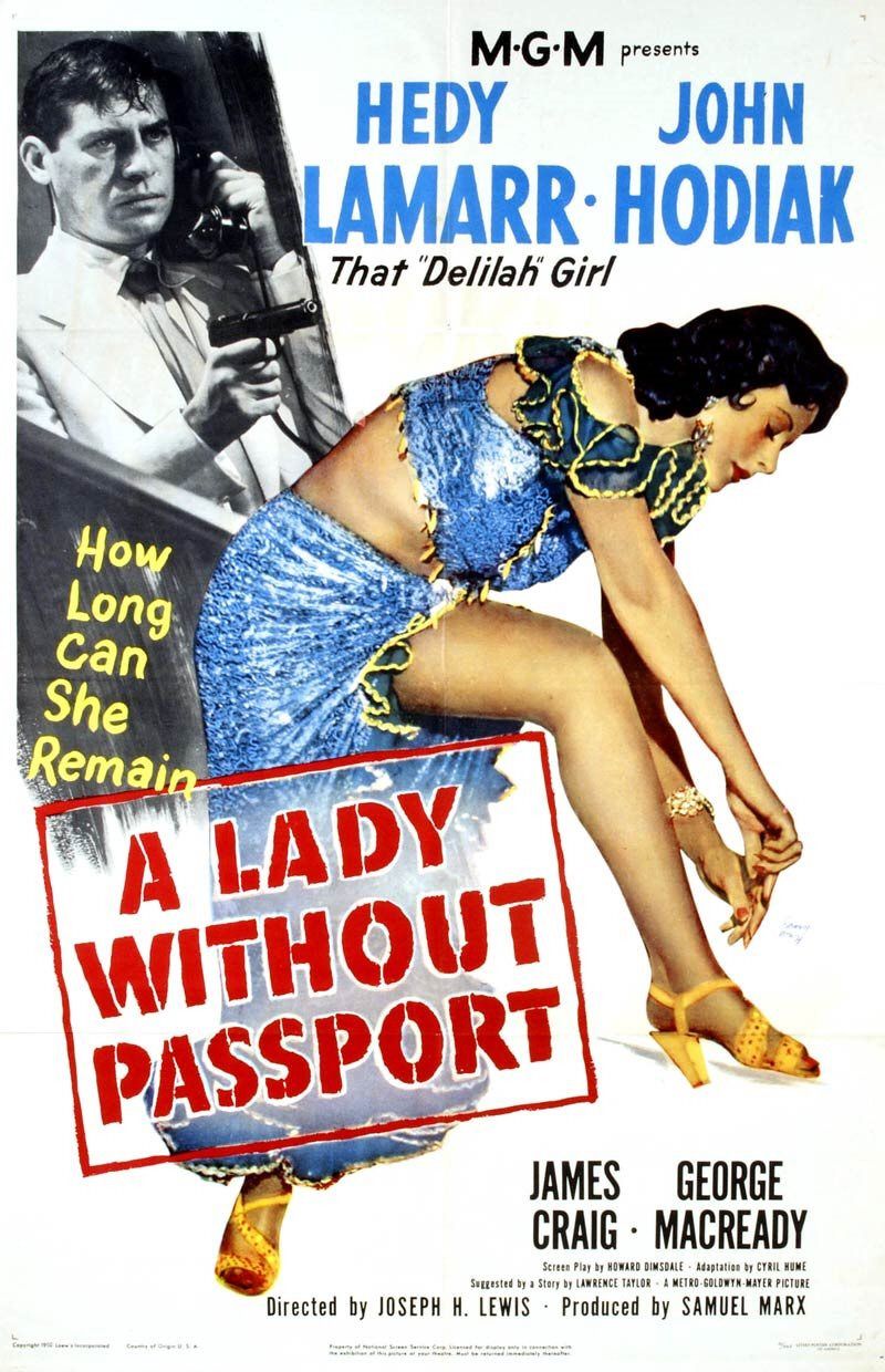 Extra Large Movie Poster Image for A Lady Without Passport (#3 of 3)