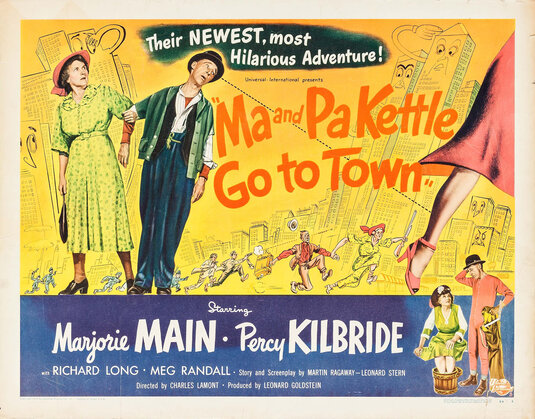 Ma and Pa Kettle Go to Town Movie Poster