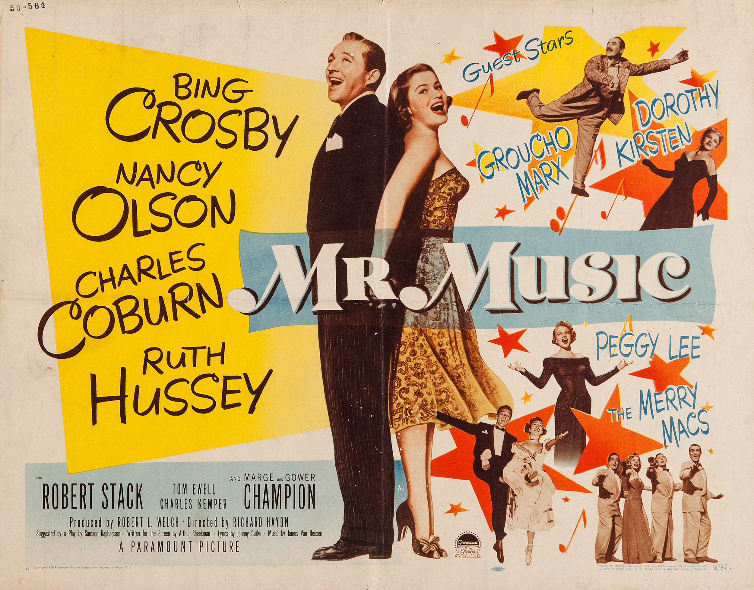 Mega Sized Movie Poster Image for Mr. Music (#1 of 2)