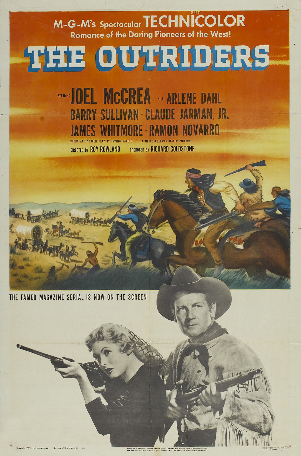 Extra Large Movie Poster Image for The Outriders (#1 of 3)