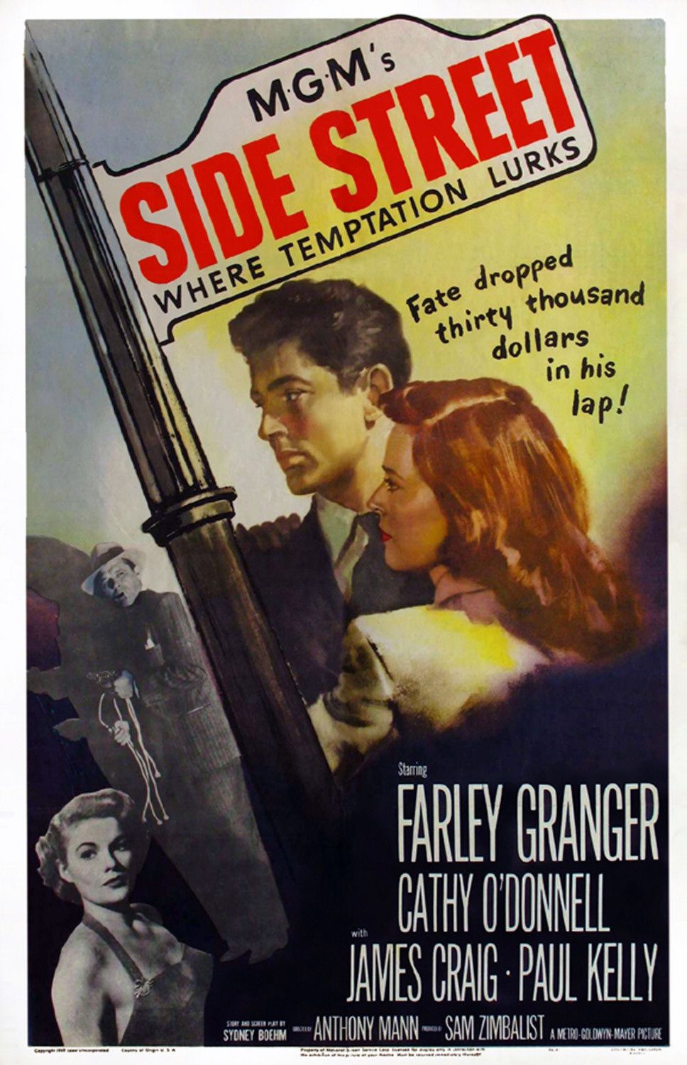 Extra Large Movie Poster Image for Side Street (#1 of 3)