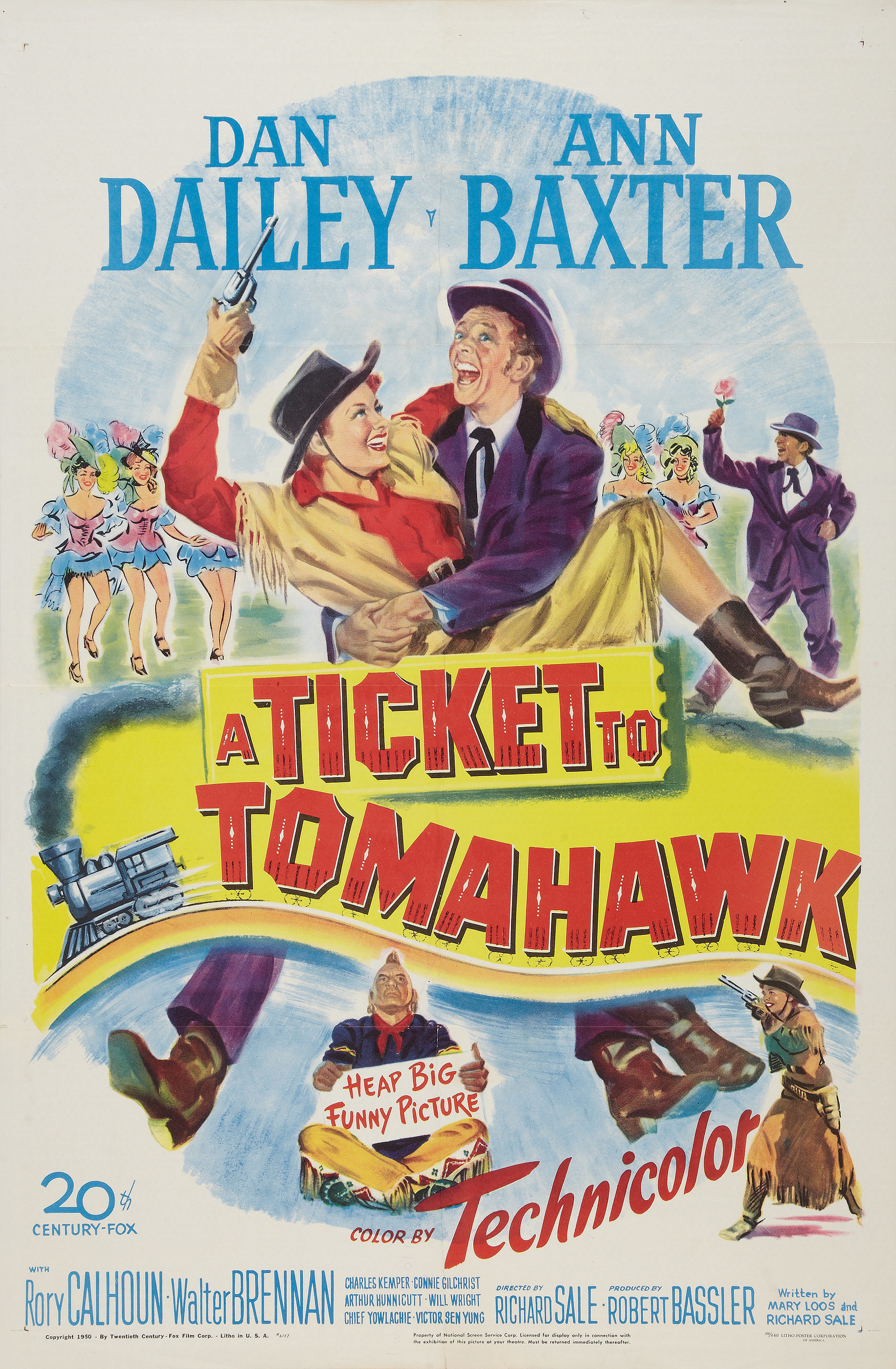 Mega Sized Movie Poster Image for A Ticket to Tomahawk (#1 of 3)