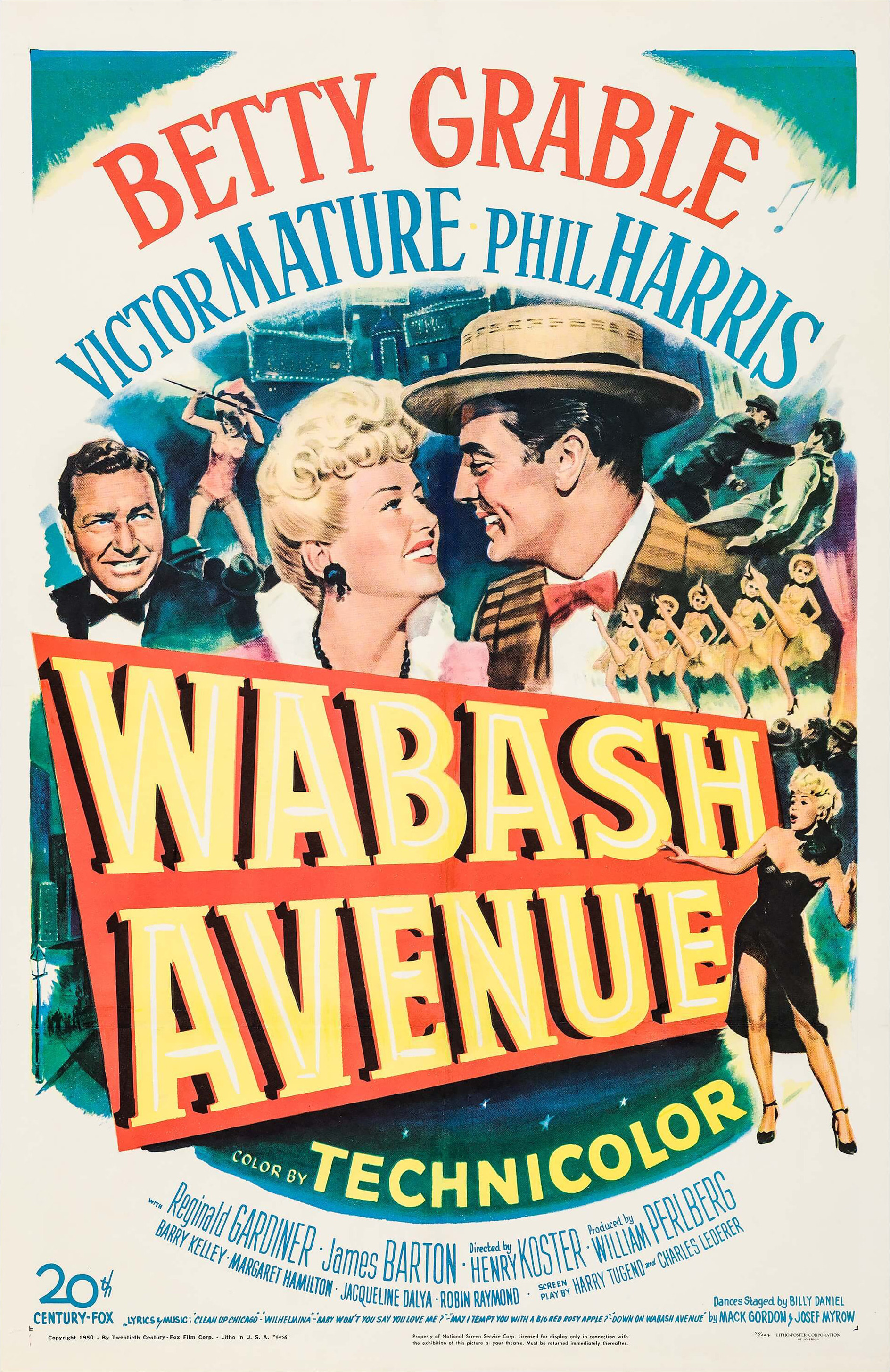 Mega Sized Movie Poster Image for Wabash Avenue (#1 of 4)