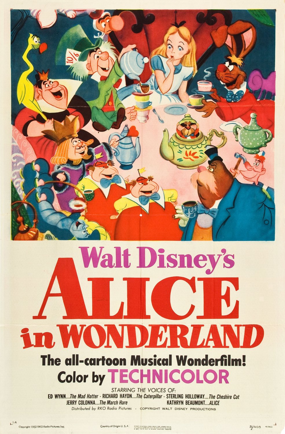 Extra Large Movie Poster Image for Alice in Wonderland (#3 of 3)