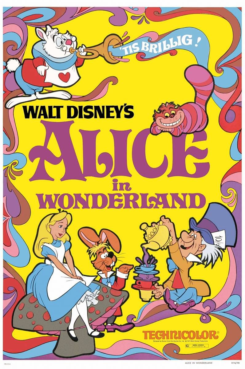 Extra Large Movie Poster Image for Alice in Wonderland (#1 of 3)