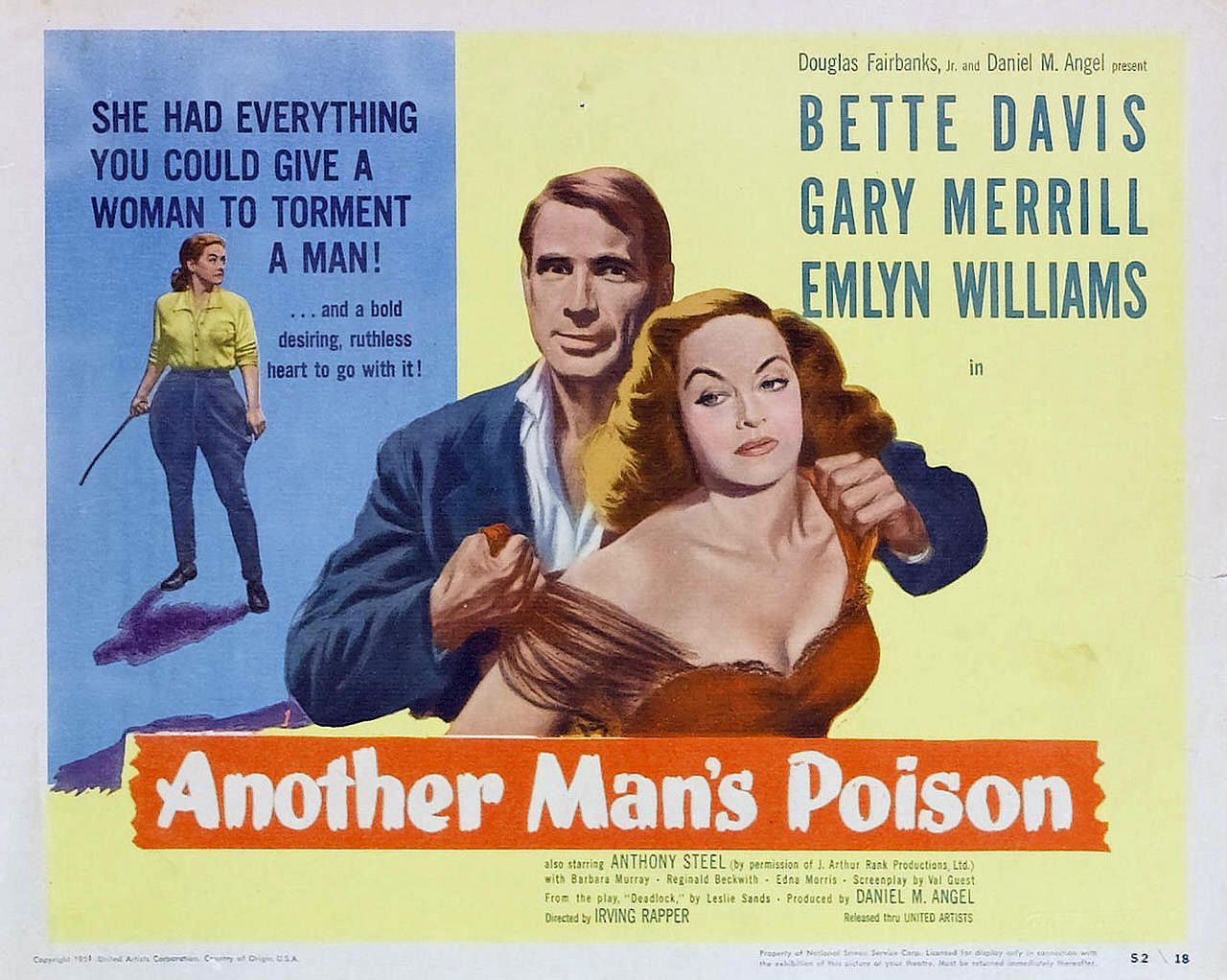 Extra Large Movie Poster Image for Another Man's Poison 